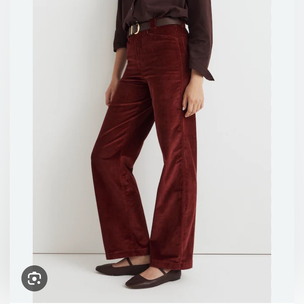 Madewell Emmet Wide Leg Corduroy Pants